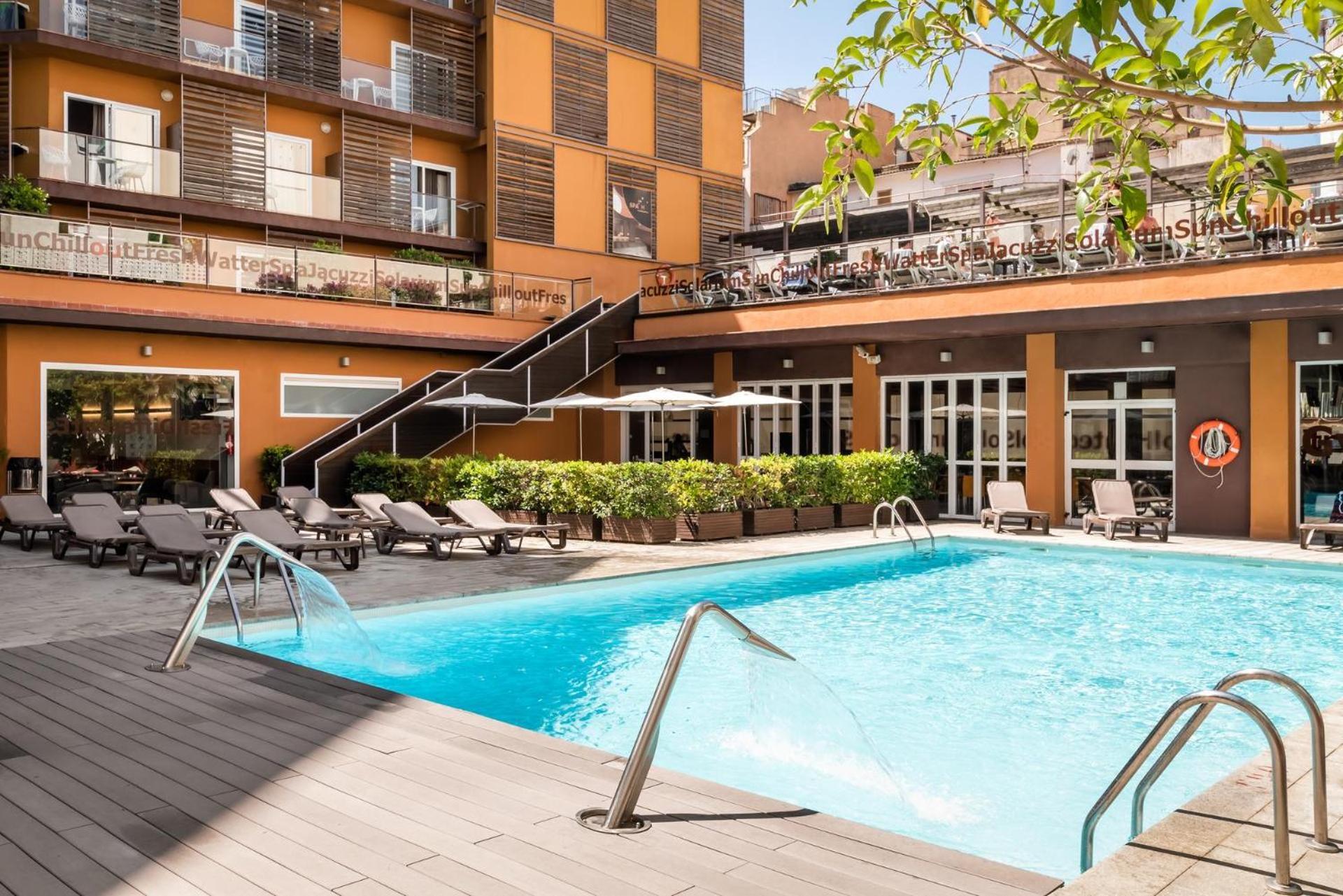 Hotel ALEGRIA Plaza Paris 4*Sup Lloret de Mar Exterior foto