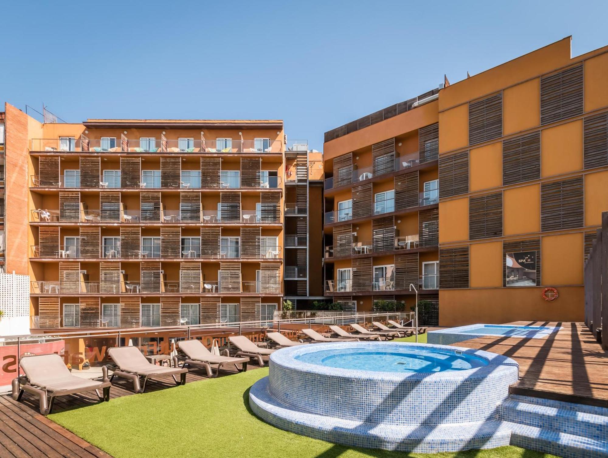 Hotel ALEGRIA Plaza Paris 4*Sup Lloret de Mar Exterior foto